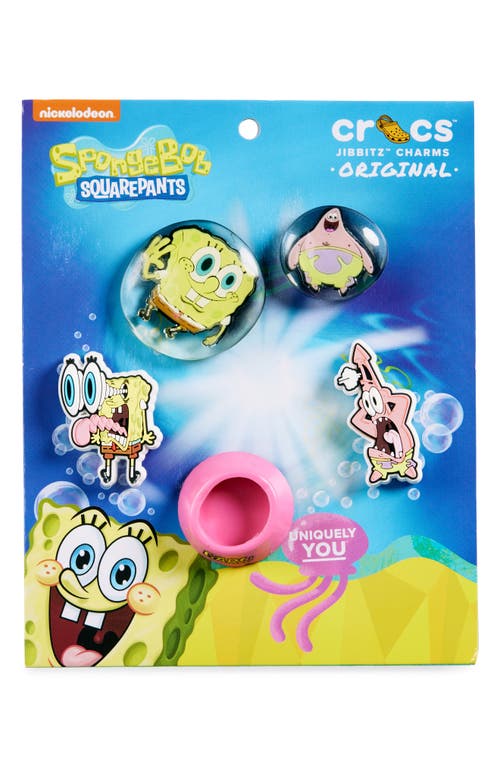 CROCS SpongeBob SquarePants™ Assorted 5-Pack Jibbitz Shoe Charms in Multi 