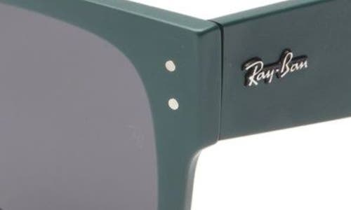 Shop Ray Ban Ray-ban 52mm Square Sunglasses In Dark Grey