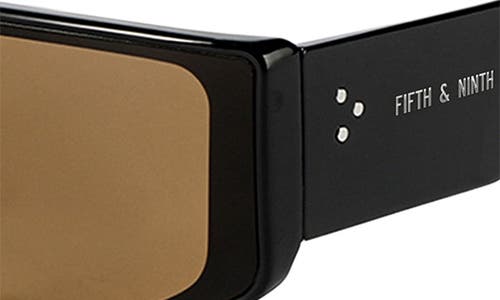 Fifth & Ninth Tatum 61mm Square Sunglasses In Brown/black