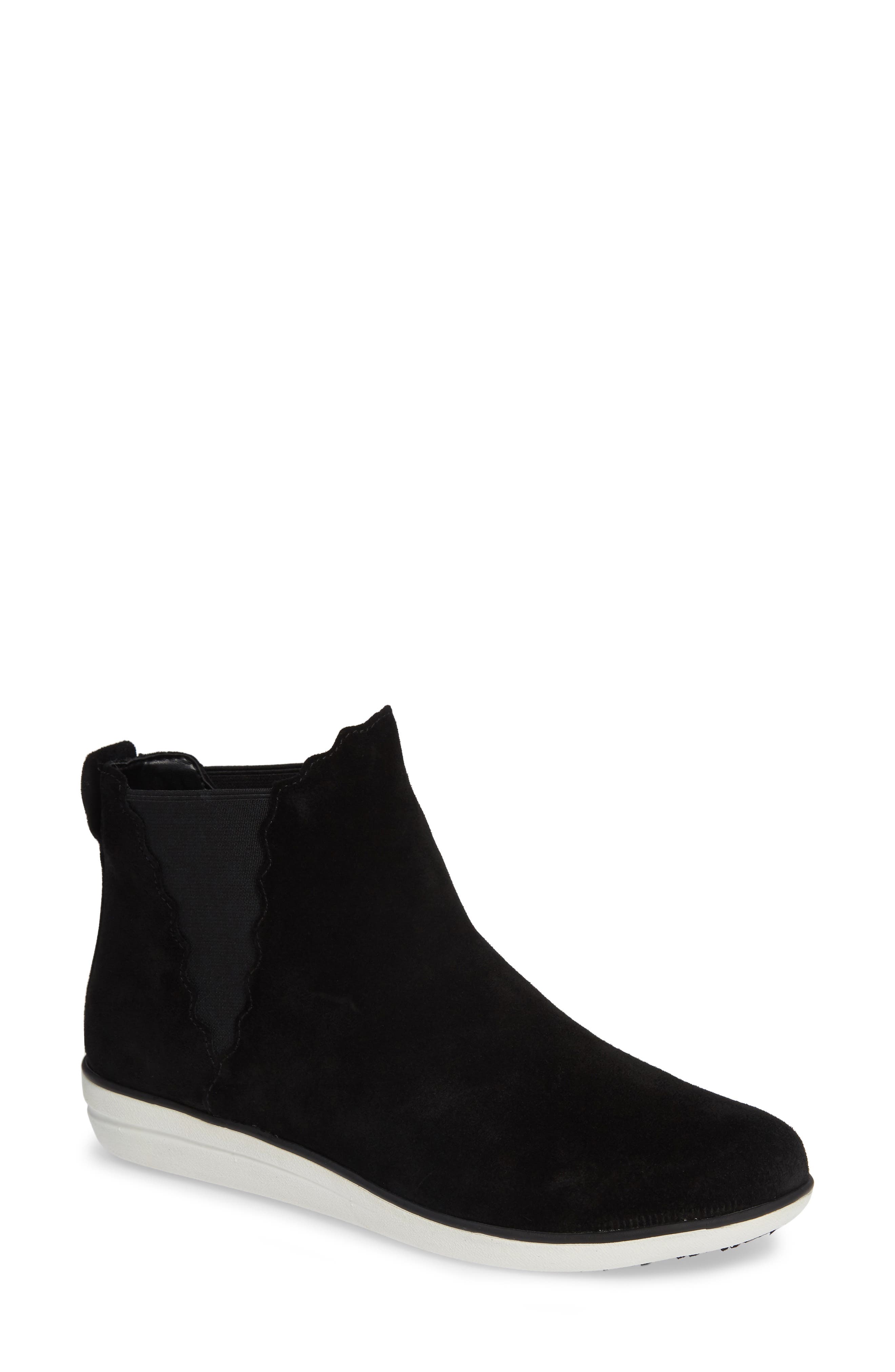 Aetrex Alanna Slip-On High Top Sneaker, Black