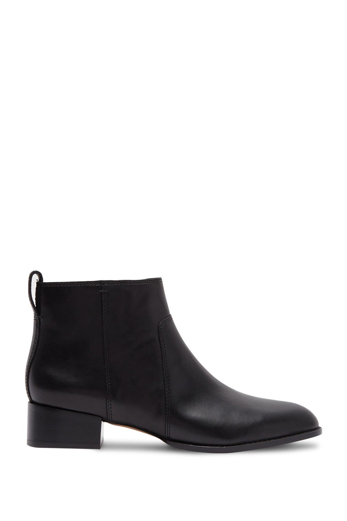 Madewell Camden Leather Ankle Bootie In Black