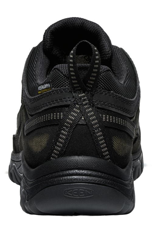Keen Targhee Exp Waterproof Hiking Shoe In Triple Black