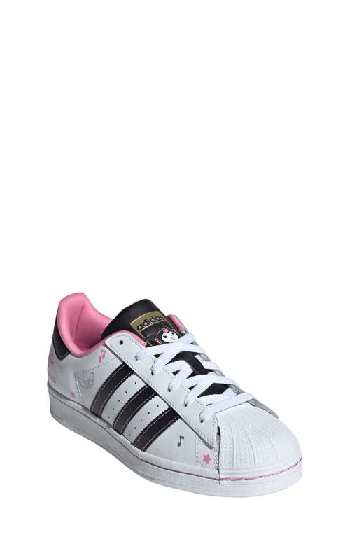 Adidas Originals Adidas Kids' Superstar Sneaker In Bliss Pink/white/core Black