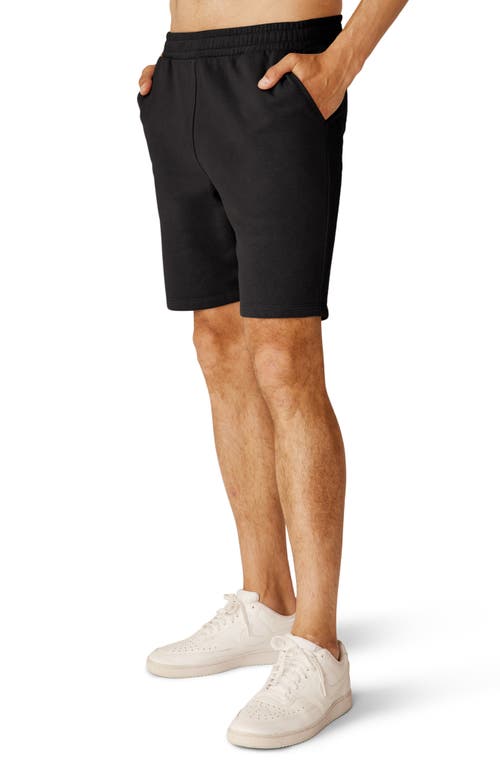 Shop Beyond Yoga Fresh Cut Sweat Shorts In Black