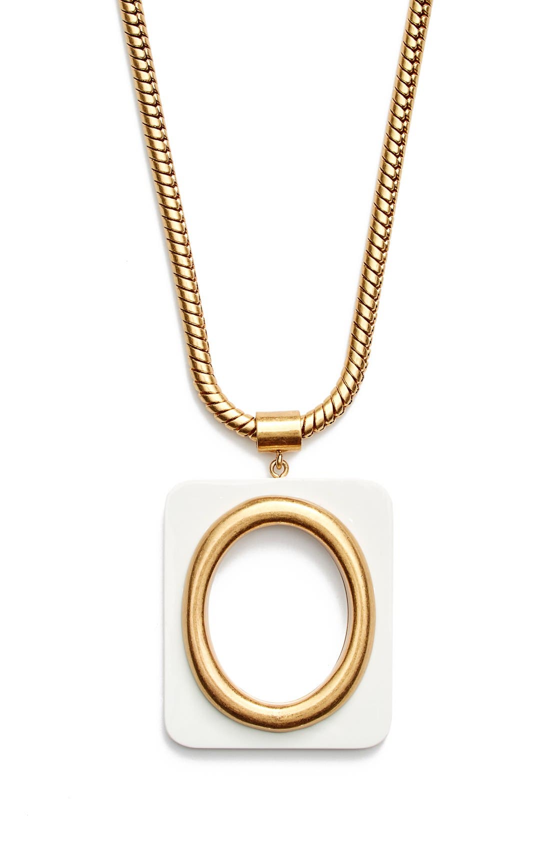 Tory Burch Oval Pendant Necklace Nordstrom