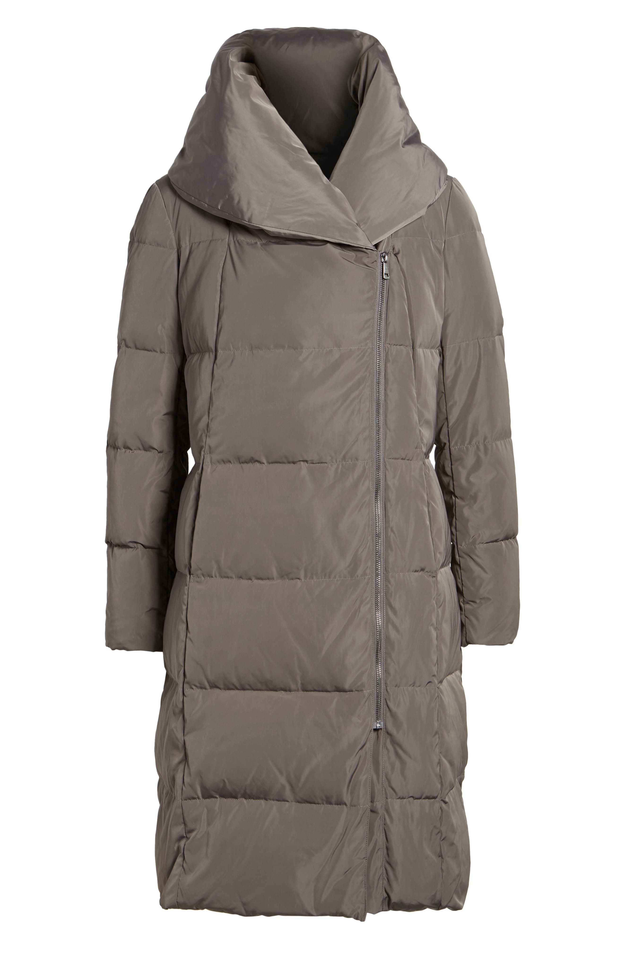 signature hooded down puffer coat