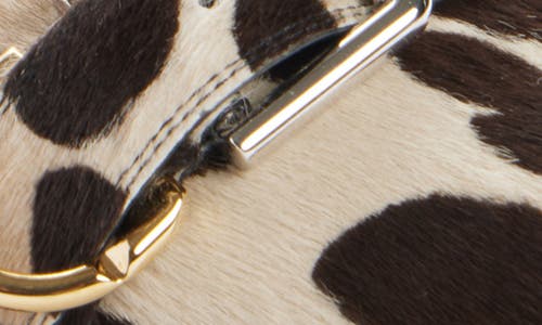 Givenchy Womens Brown/oth Voyou 45 Dalmation-pattern Leather Slingback Pumps Eur 38/5 Uk In Black/beige Calf Hair