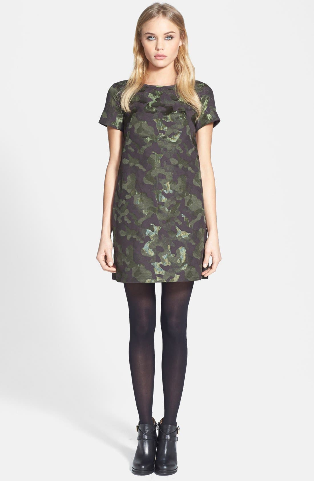 topshop camo dress