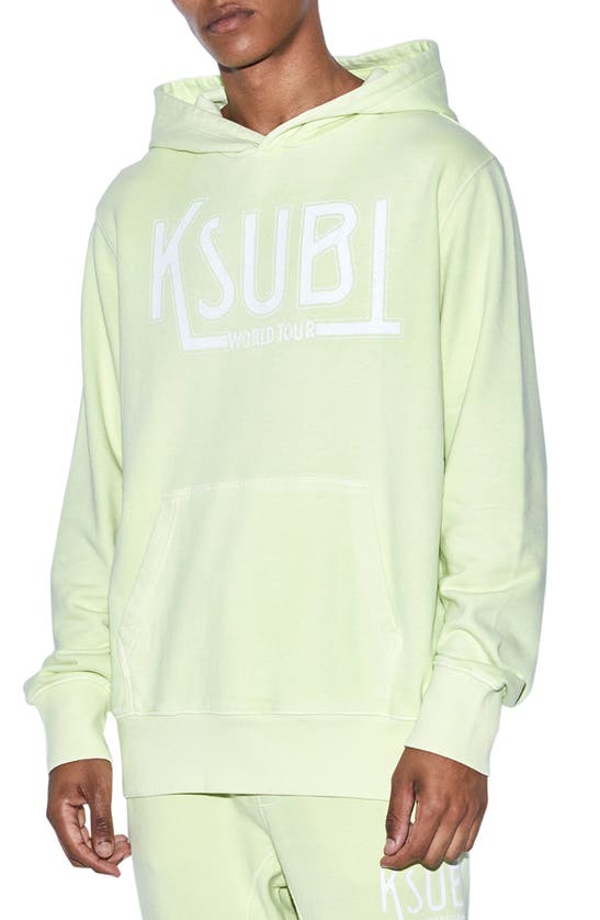 KSUBI COTTON GRAPHIC LOGO HOODIE