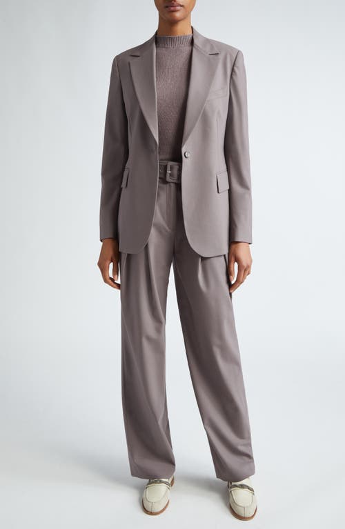 Eleventy One-button Stretch Wool Blazer In Viola