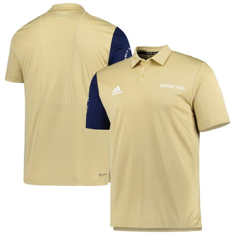 Men's adidas #21 White Georgia Tech Yellow Jackets Button-Up Baseball Jersey