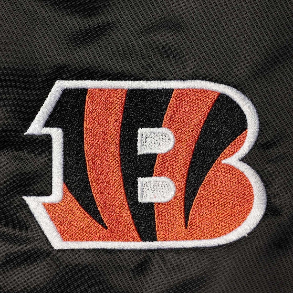 STARTER Men's Starter Black Cincinnati Bengals Locker Room Satin