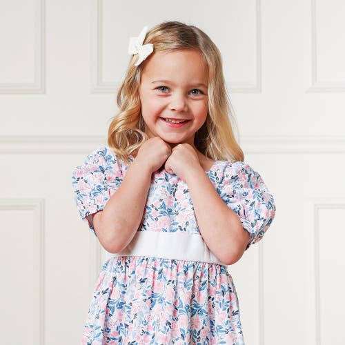 Hope & Henry Girls' Organic Puff Sleeve Party Dress, Kids In English Floral