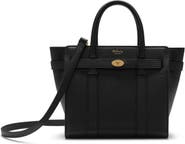 Mulberry Mini Bayswater Calfskin Leather Convertible Backpack - Black