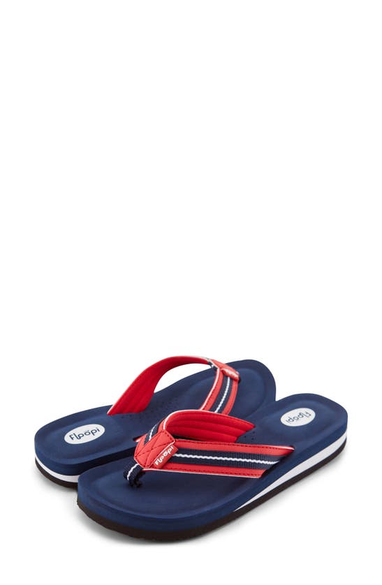 Floopi Molded Cushioned Flip Flop In Navy