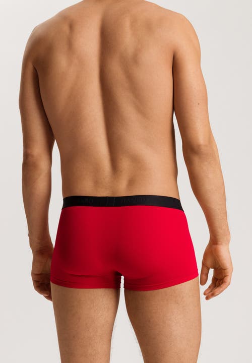 Hanro Micro Touch Boxer Brief In Blessing Red