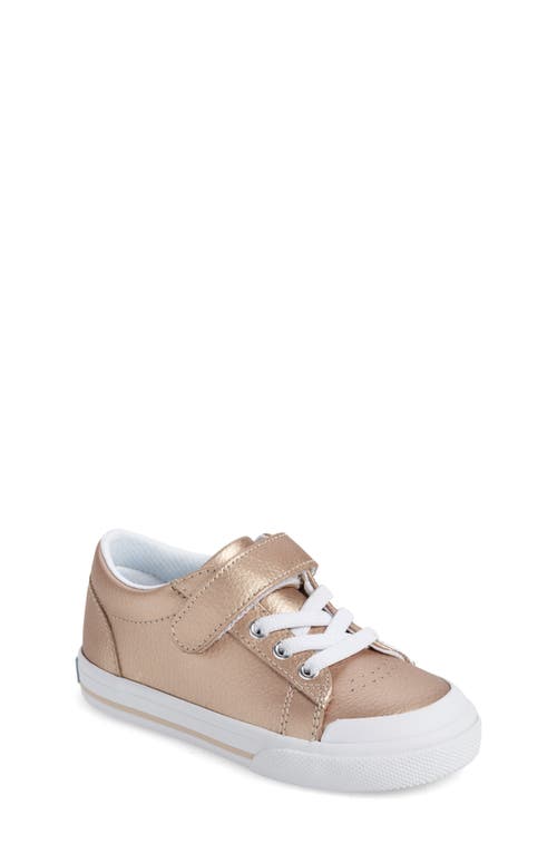 Footmates Reese Sneaker Rose Gold Leather at Nordstrom, M