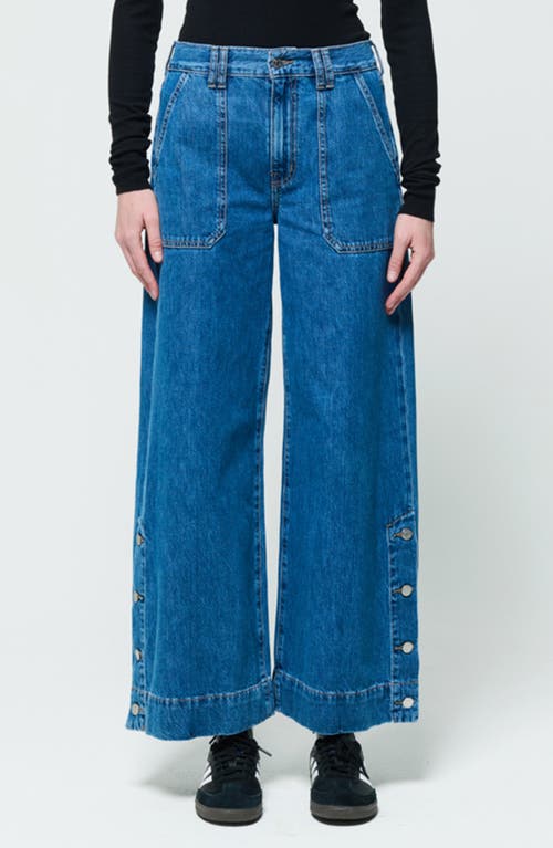 Shop Etica Ética Matis High Waist Wide Leg Jeans In Fall Breeze