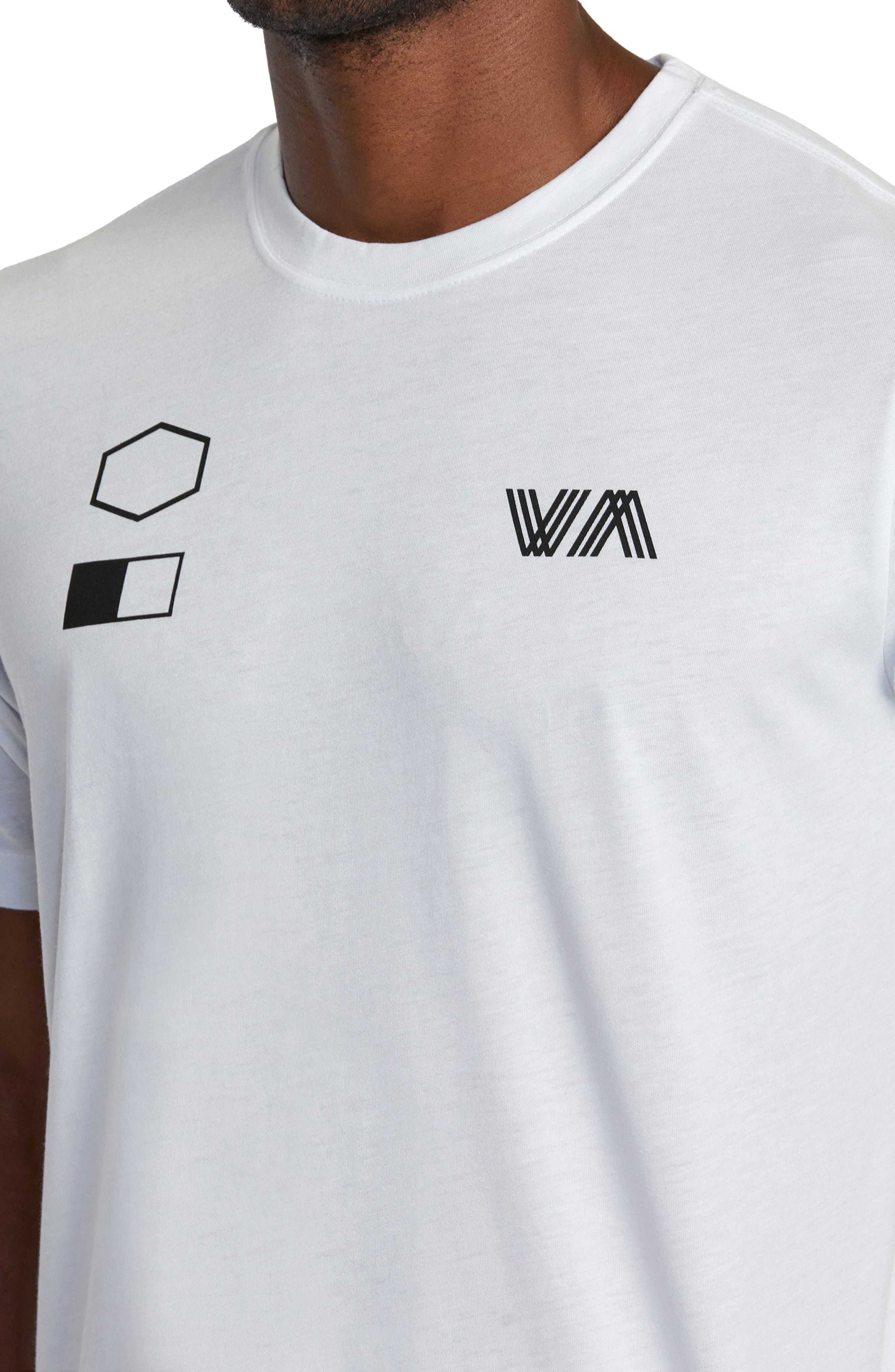RVCA Copy Performance Graphic T-Shirt in White