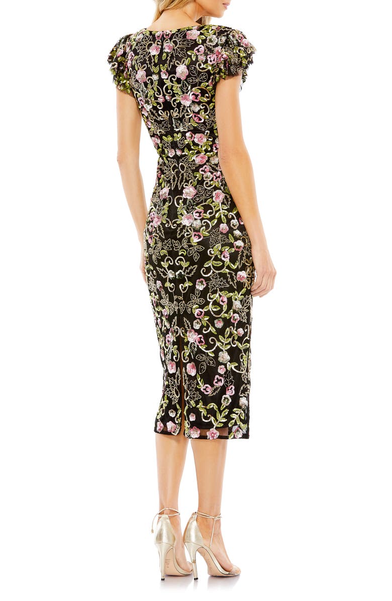 Mac Duggal Beaded Floral Sheath Dress | Nordstrom