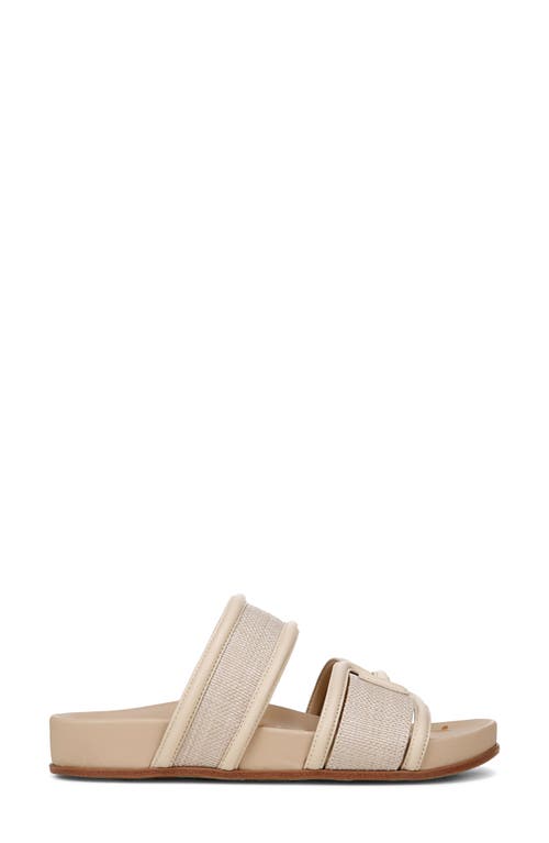 Shop Sam Edelman Rowan Platform Slide Sandal In Light Natural/linen Se