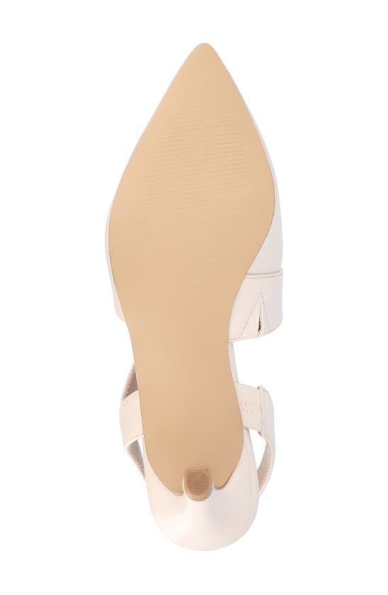 Shop Journee Collection Scarlett Pointed Toe Pump In Blush