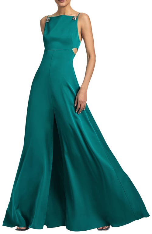 Sachin & Babi Torence Satin Crepe A-Line Gown in Dragonfly at Nordstrom, Size 12