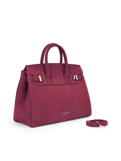 Shop Teddy Blake Gigi Suede  13" In Dark Red