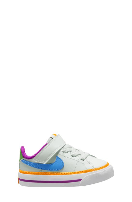 Shop Nike Court Legacy Sneaker In White/ Blue/ Chlorophyll