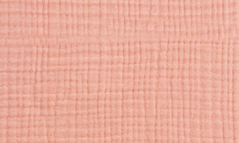 Shop Oilo Organic Cotton Muslin Crib Sheet In Rose