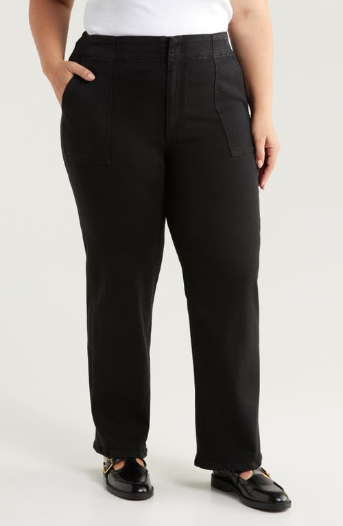 Shop Kut From The Kloth High Waist Wide Leg Jeans In Black