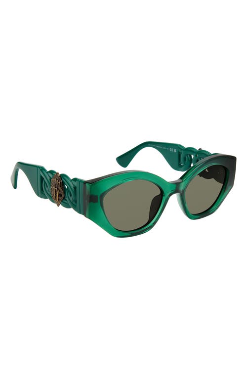 Kurt Geiger London 51mm Round Sunglasses In Jungle