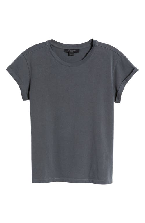 Shop Allsaints Anna Cotton T-shirt In Periscope Grey