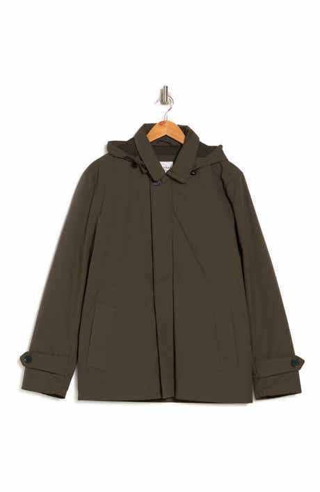 Andrew marc navarre hooded rain jacket shop