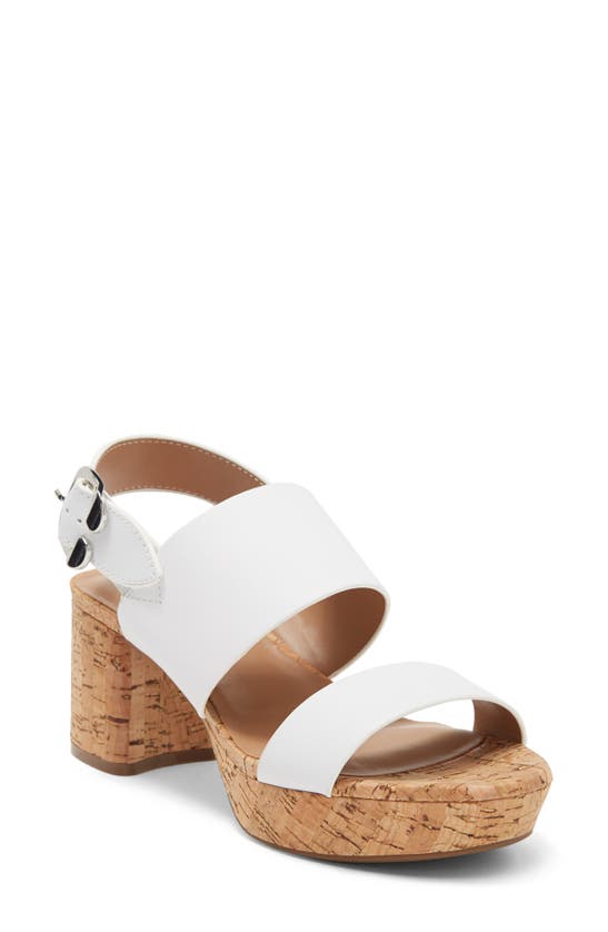 Aerosoles Carimma Platform Sandal In White