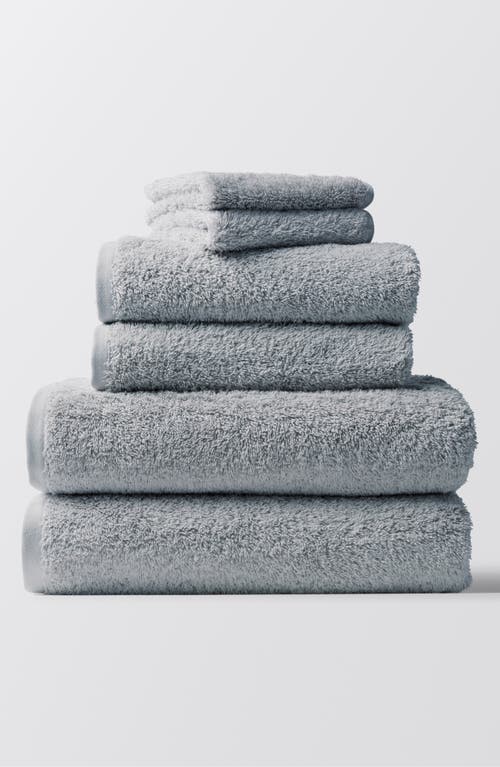 Coyuchi Cloud Loom Organic Cotton Bath Essentials in Palest Ocean at Nordstrom