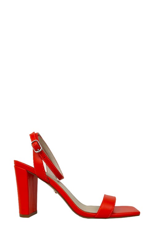 Hailey Ankle Strap Sandal in Flame