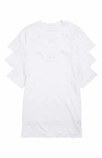 NORDSTROM RACK Pack of 3 Stretch Cotton Regular Fit Crewneck Undershirts |  Nordstromrack | T-Shirts