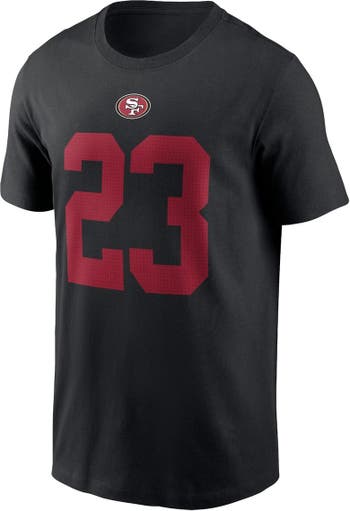 Nike Men's Nike Christian McCaffrey Black San Francisco 49ers Player Name &  Number T-Shirt