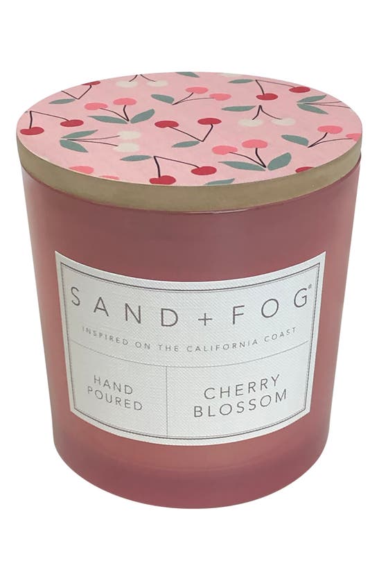 Sand And Fog Cherry Blossom Scented Candle In Pink ModeSens