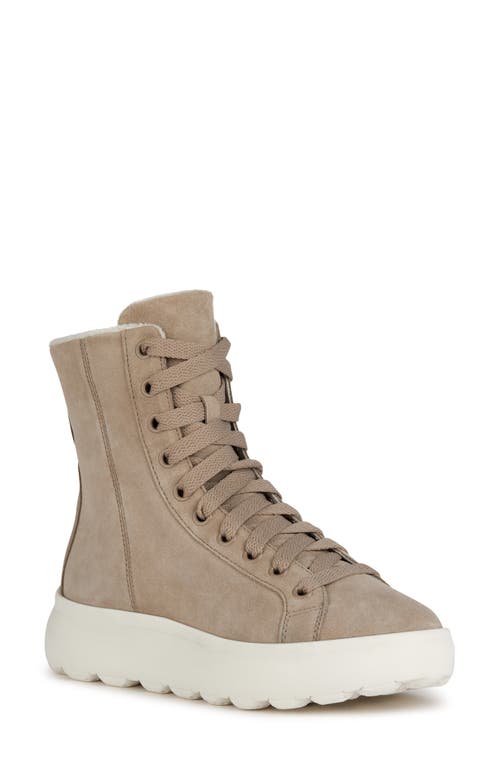 Spherica Lace-Up Boot in Light Sand