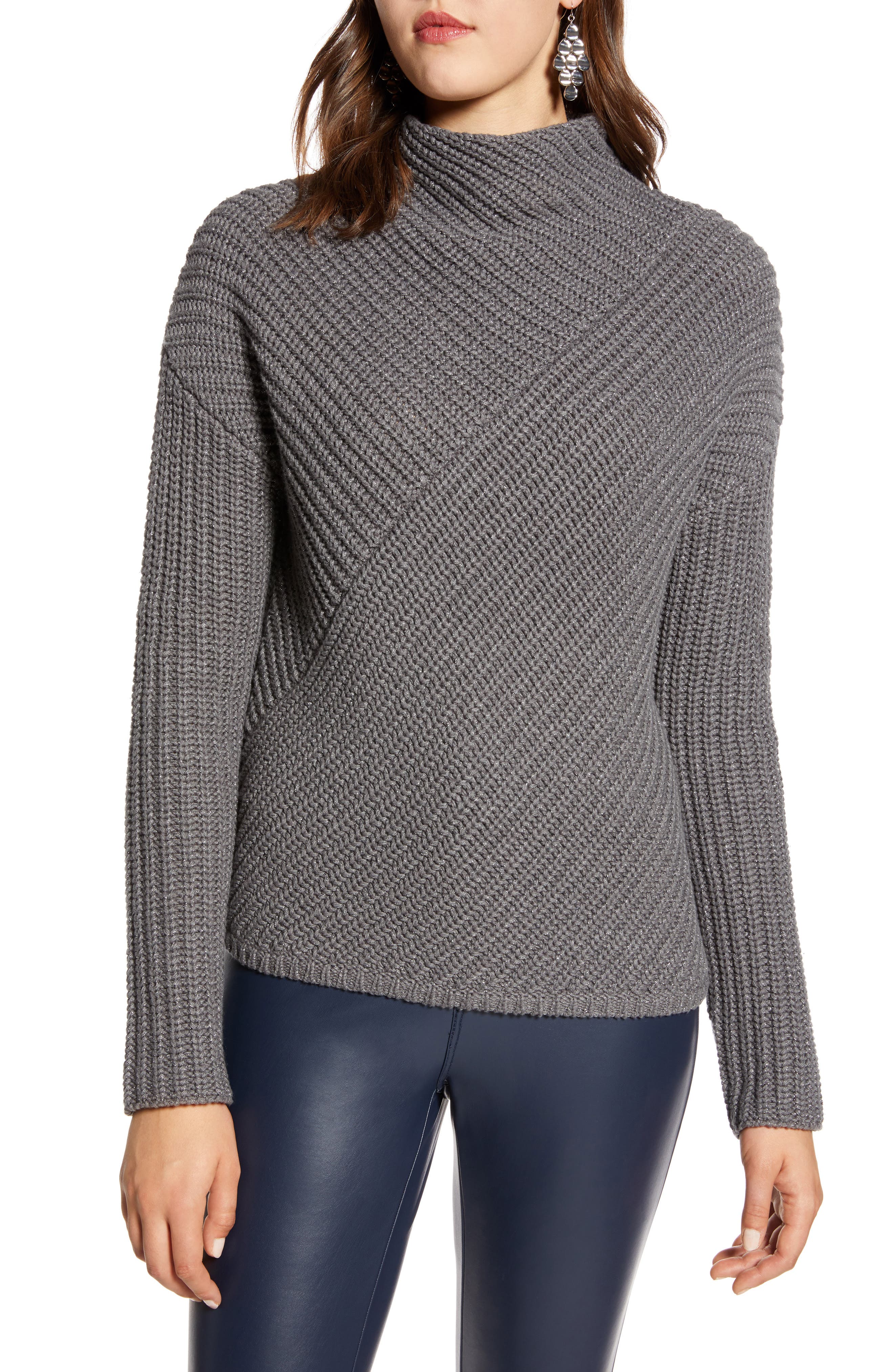 halogen ribbed sweater