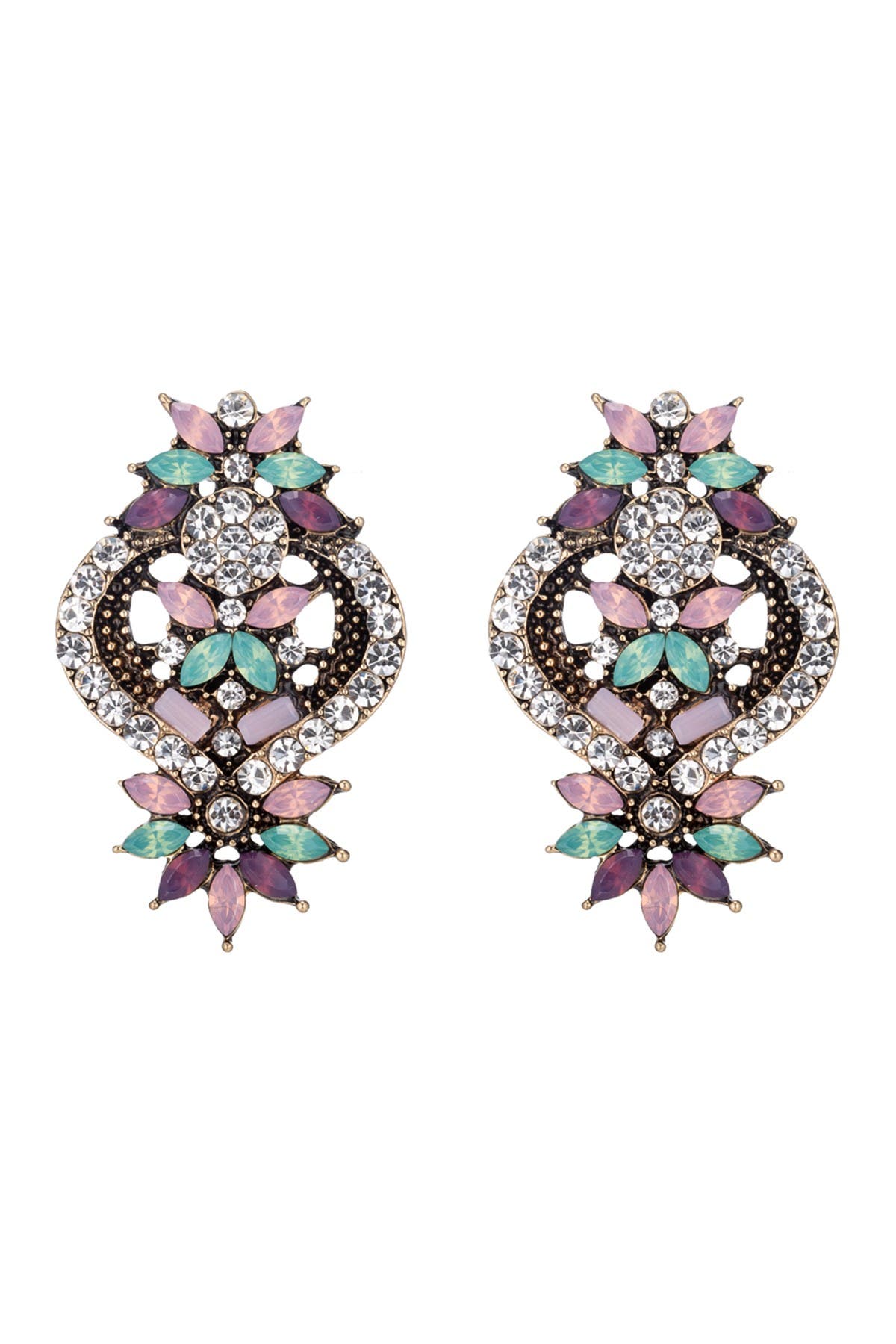 Eye Candy Los Angeles Gabriella Glam Statement Earrings Nordstrom Rack