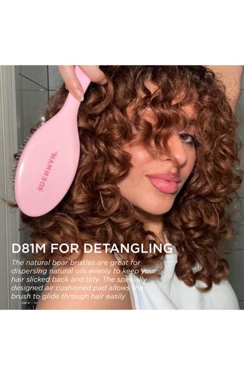 Denman D81m Style & Shine Brush In Pink Crush