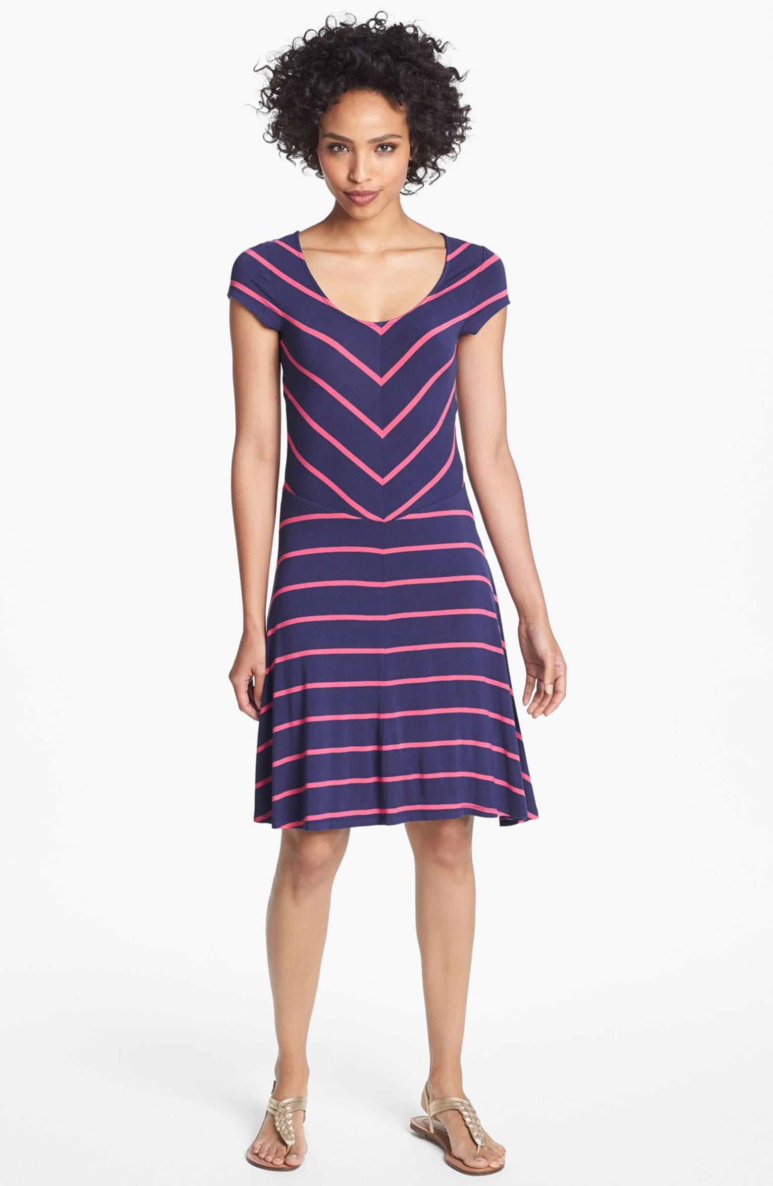 Felicity & Coco Stripe Jersey Dress (Regular & Petite) (Nordstrom ...