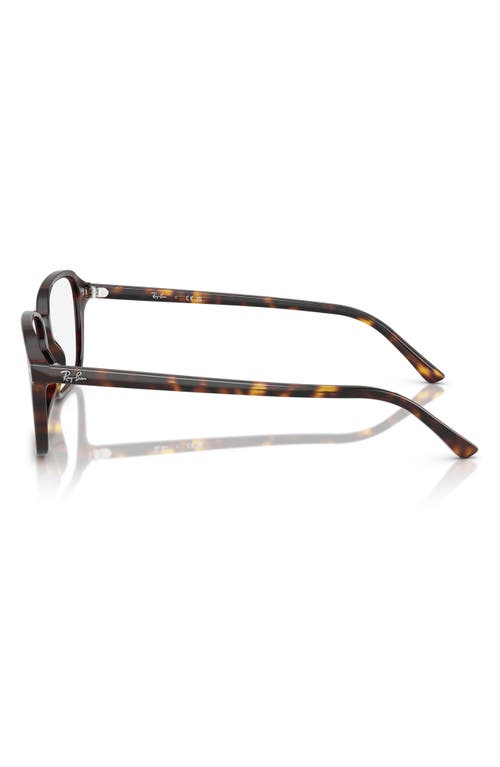 Ray Ban Ray-ban 56mm Square Optical Glasses In Havana