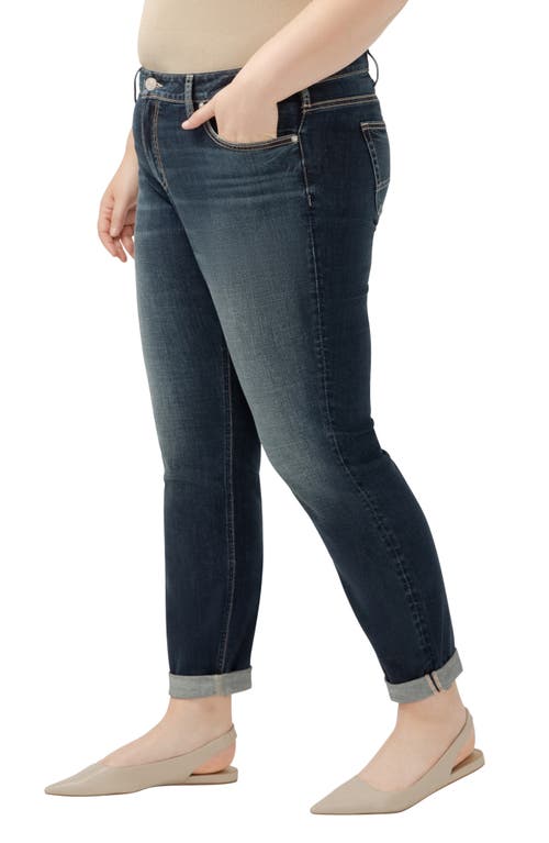 SILVER JEANS CO. SILVER JEANS CO. BOYFRIEND SKINNY JEANS 