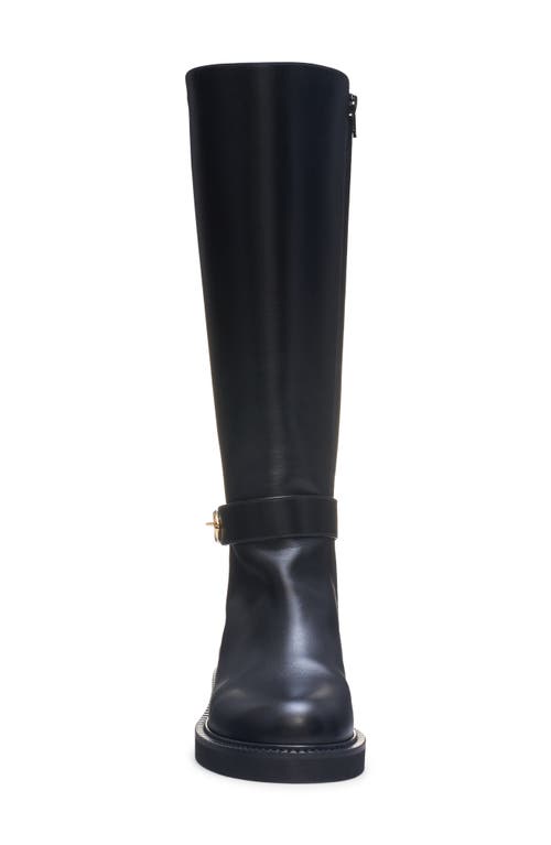 Shop Valentino Garavani Vlogo Locker Boot In Nero