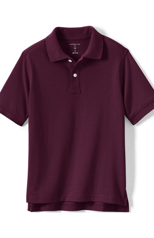 LANDS' END LANDS' END SCHOOL UNIFORM KIDS SHORT SLEEVE MESH POLO SHIRT