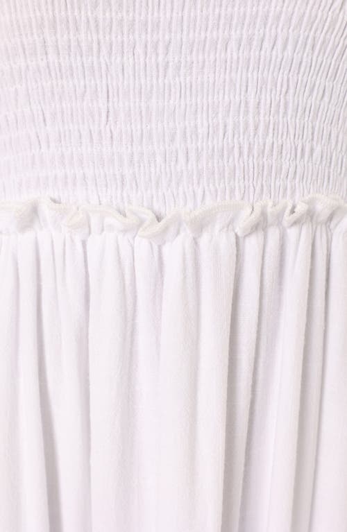 Petal And Pup Petal & Pup Serafina Smocked Tiered Sundress In White
